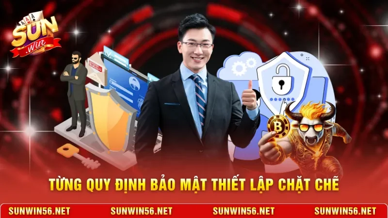 Từng quy định bảo mật thiết lập chặt chẽ